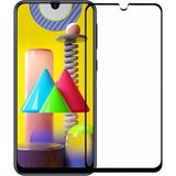 Kny Samsung Galaxy M31 Için Kenarı Kırılmaya Dayanıklı 5d Cam Ekran Koruyucu Siyah
