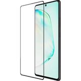 KNY Samsung Galaxy S10 Lite İçin Kenarı Kırılmaya Dayanıklı 5D Cam Ekran Koruyucu, Siyah