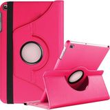 KNY Samsung Galaxy Tab A 8 İnç T350 Kılıf Dönerli Standlı Kapaklı Suni Deri Pembe
