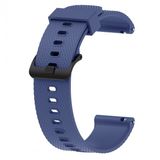 KNY Samsung Galaxy Watch 4 Classic Lacivert 46 mm 20 mm İçin Baklava Desenli Klasik Renkli Silikon Kordon