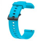 KNY Samsung Galaxy Watch 4 Classic Mavi 46 mm 20 mm İçin Baklava Desenli Klasik Renkli Silikon Kordon