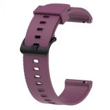 KNY Samsung Galaxy Watch 4 Classic Mor 46 mm 20 mm İçin Baklava Desenli Klasik Renkli Silikon Kordon