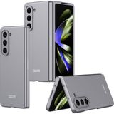 Kny Samsung Galaxy Z Fold 5 Kılıf Ultra Korumalı Sert Kıpta Kapak - Açık Gri