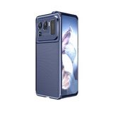 Kny Xiaomi Mi 11 Ultra Kılıf Karbon Desenli Lux Negro Silikon - Lacivert