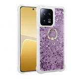 Kny Xiaomi Mi 13 Pro Kilif Sivili Kalpli Hareketli Yuzuklu Milce Kapak Mor