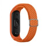 KNY Xiaomi Mi Band 5 Örgü Model Renkli Silikon Turuncu Kordon