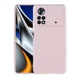 Kny Xiaomi Poco M4 Pro 4G Kilif Ultra Ince Mat Silikon Rose Gold