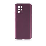 KNY Xiaomi Poco X3 Gt Kılıf Ultra İnce Mat Silikon Bordo