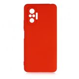 KNY Xiaomi Redmi Note 10 Pro Kılıf Kamera Korumalı İçi Süet Mara Lansman Silikon Kırmızı