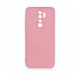 KNY Xiaomi Redmi Note 8 Pro Kılıf Kamera Korumalı İçi Süet Mara Lansman Silikon Pembe