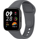 KNY Xiaomi Redmi Watch 3 Gri Klasik Model Renkli Silikon Kordon