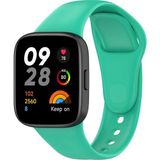 KNY Xiaomi Redmi Watch 3 İçin Turkuaz Klasik Model Renkli Silikon Kordon