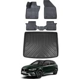 Ko Kaliteoto Fiat Egea Cross 2025 Model Uyumlu Tamir Kitli Havuzlu Paspas ve Bagaj Havuzu Bagaj Paspası - Siyah