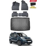 Ko Kaliteoto Fiat Fiorino 2009 Model Havuzlu Paspas ve Bagaj Havuzu Bagaj Paspası - Siyah