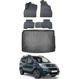 Ko Kaliteoto Fiat Fiorino 2012 Model Havuzlu Paspas ve Bagaj Havuzu Bagaj Paspası - Siyah