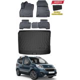 Ko Kaliteoto Fiat Fiorino 2020 Model Havuzlu Paspas ve Bagaj Havuzu Bagaj Paspası - Siyah