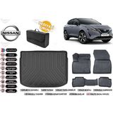 Ko Kaliteoto Nissan Qashqai E-Power 2023 Model Üst Bagaj Havuzu+Paspas Seti Profesyonel Serisi Hediyeli - Siyah