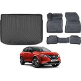 Ko Kaliteoto Nissan Qashqai E-Power 2026 Model 4d Üst Bagaj Havuzu+Paspas Seti Eva Serisi - Siyah
