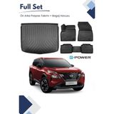 Ko Kaliteoto Nissan X-Trail 5 Koltuk E-Power 2025 Model Tam Uyumlu Paspas+Bagaj Havuzu Seti - Siyah