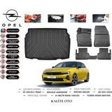 Ko Kaliteoto Opel Astra L 2023 Model 3D Bagaj Havuzu+4d Havuzlu Paspas Setii - Siyah