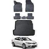 Ko Kaliteoto Renault Fluence 2016 Model Havuzlu Paspas ve Bagaj Havuzu Bagaj Paspası - Siyah