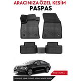 Ko Kaliteoto Renault Megane 4 Sedan 2021 Model Araca Özel Havuzlu Paspas Takım - Siyah