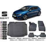 Ko Kaliteoto Seat Leon 2017 Model Bagaj Havuzu Araca Özel Siyah Ekstra Havuzlu Paspas Takımı