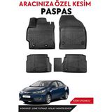 Ko Kaliteoto Toyota Corolla 2016 Model Araca Özel Havuzlu Paspas Takım - Siyah