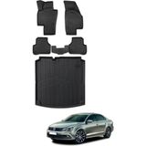 Ko Kaliteoto Volkswagen Jetta 2012 Model 4d Cepsiz Bagaj Havuzu Araca Özel Birebir Uyumlu - Siyah