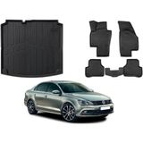Ko Kaliteoto Volkswagen Jetta 2015 Model 4d Cepsiz Bagaj Havuzu Araca Özel Birebir Uyumlu - Siyah