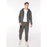 Ko Samui Kapüşonlu Haki Erkek Sweatshirt, Haki, L