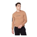 Ko Samui Kapüşonlu Kahverengi Erkek Sweatshirt, Kahve, S
