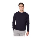 Ko Samui Kapüşonlu Lacivert-Beyaz Erkek Sweatshirt, Lacivert - Beyaz, M