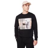 Ko Samui Kapüşonlu Regular Fit Erkek Sweatshirt, Siyah, M