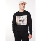 Ko Samui Kapüşonlu Regular Fit Erkek Sweatshirt, Siyah, S