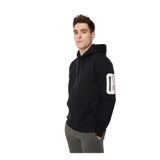 Ko Samui Kapüşonlu Siyah-Beyaz Erkek Sweatshirt, Siyah - Beyaz, L