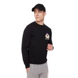 Ko Samui Kapüşonlu Siyah Erkek Sweatshirt, Siyah, M