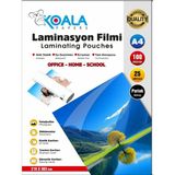 Koala Papers A4 Boyut Laminasyon Kaplama Filmi 100 Micron 10'lu Paket - Şeffaf
