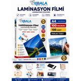 Koala Papers A4 Laminasyon Filmi 100 Mic Fabrika Uyarı ve Talimatları - Şeffaf