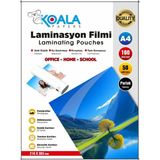 Koala Papers Laminasyon Filmi 100 Micron A4 50 Adet Şeffaf ve Dayanıklı Kimlik Kartları Için