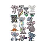 Koala Sticker Set-1 17 Parça Telefon, Tablet, Defter, Laptop Sticker