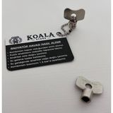 Koala Store34 Kartlı Pürjör Anahtarı – Kalorifer Petek Radyatör Havlupan Hava Alma Anahtarı - 2 Adet
