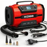 Kobb Kb301 12Volt 220Volt 150 Psı Ayarlanabilir Dijital Basınç Göstergeli Lastik Ve Yatak Şişirme Pompası