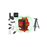 Kobb KBL35GTP Profesyonel Li-Ion Şarjlı 4x360⁰ Otomatik Hizalamalı Yeşil Çapraz Çizgi Lazer Distomat+Uzaktan Kumanda+Tripod