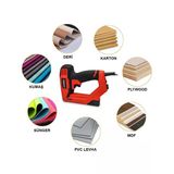 Kobb Kbz200 8-16 Mm Zımba Ve 15-16 Mm Çivi Çakma Makinesi + 3000 Adet Yedek Zımba Ve Çivi