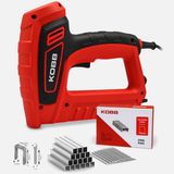 Kobb KBZ200 8-16MM Zımba ve 15-16MM Profesyonel Çivi Çakma MAKINESI-3000 Adet Yedek Zımba ve Çivi (3'li Paket)