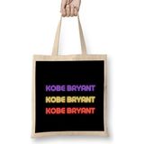 Kobe Bryant - Basketball Gifts Vintage Retro Rainbow Quotes For Boys And Dad Bez Çanta Uzun Saplı - Açık Bej - 40 X 40
