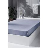 Kobe Home 230 G/M2 Battal Çift Kişilik Gri Örme Penye Lastikli Çarşaf