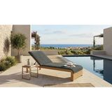 KOBEHOME%100 PAMUK ŞEZLONG HAVLUSU ANTRASIT 75X200 CM