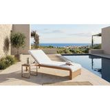 KOBEHOME%100 PAMUK ŞEZLONG HAVLUSU BEYAZ 75X200 CM